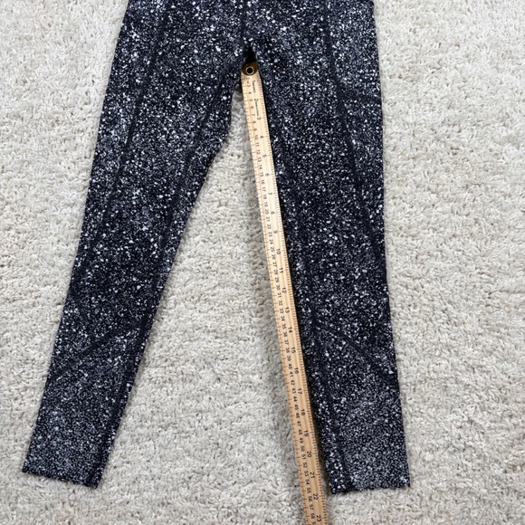 Lululemon‎ Align High Rise Pant Speckled Print Black White Size 4 - Picture 3 of 9